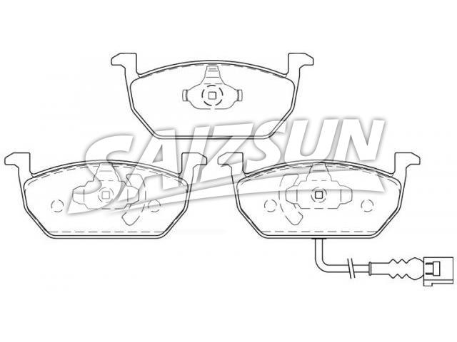 Brake Pad Set:5Q0 698 151 C