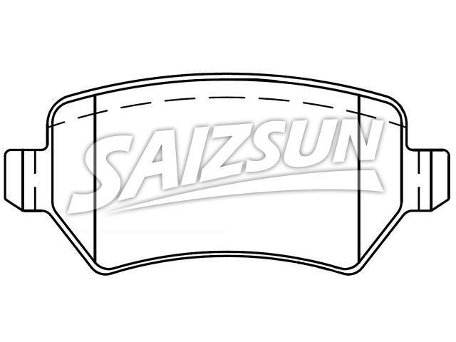 Brake Pad Set:1605128