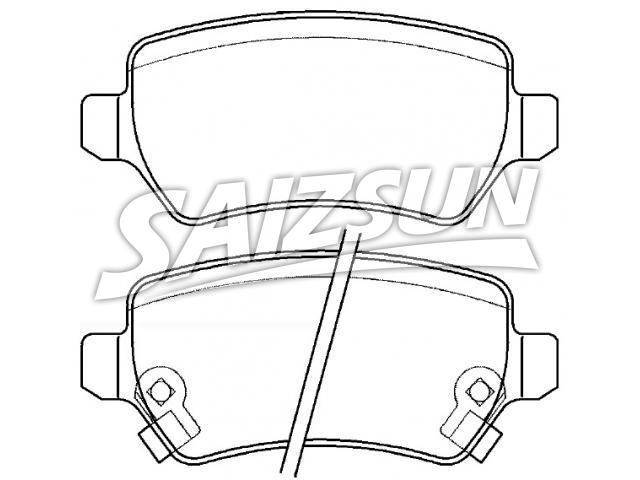 Brake Pad Set:93176118