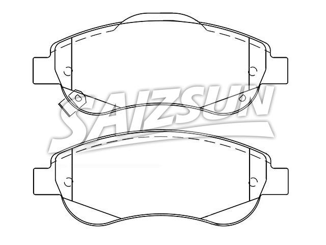Brake Pad Set:45022-SWW-G02