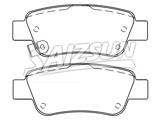 Brake Pad Set:43022-SWW-G01