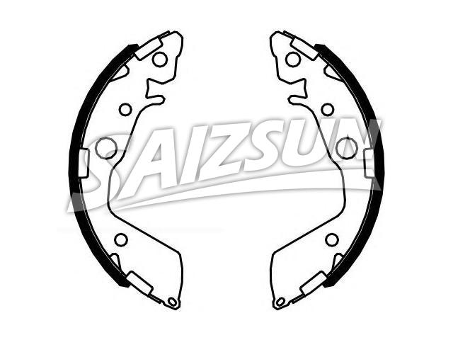 Brake Shoe Set:43153-SEL-003