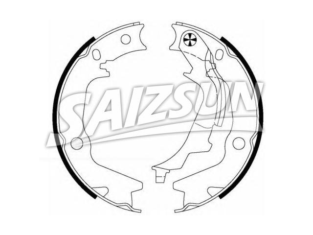 Brake Shoe Set:58350-1CA00