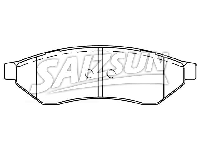 Brake Pad Set:9649 6763