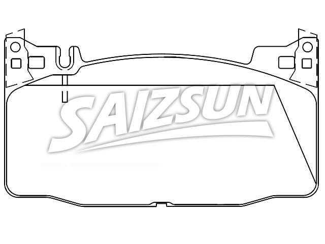 Brake Pad Set:000 420 57 00
