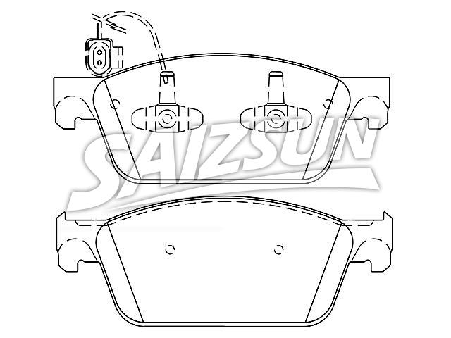 Brake Pad Set:7E0 698 151