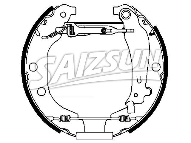 Brake Shoe Set:4241.6W