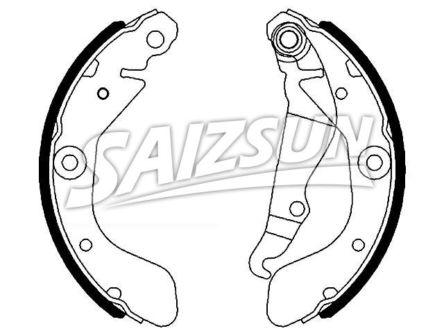 Brake Shoe Set:95017074