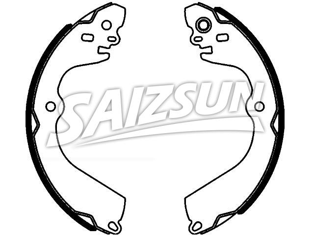 Brake Shoe Set:D4060-JX02A