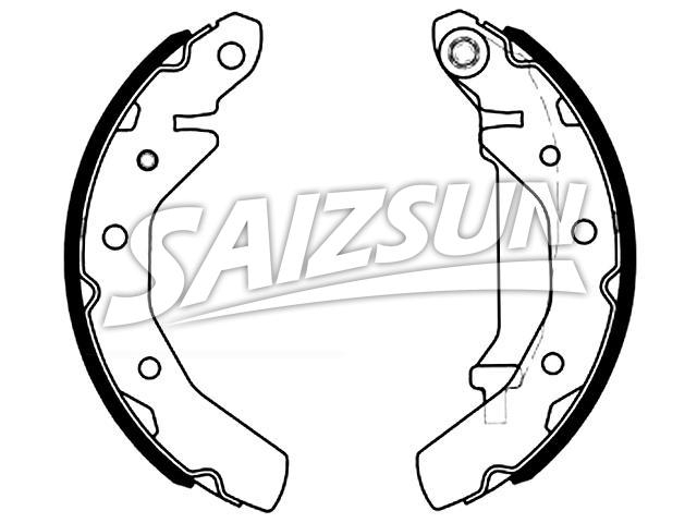 Brake Shoe Set:CV60610200
