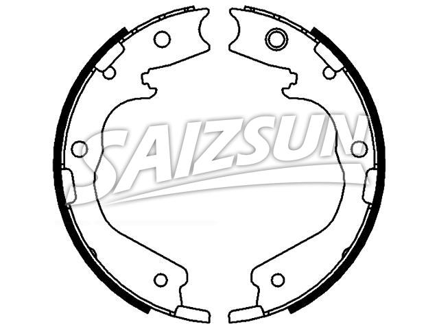 Brake Shoe Set:8-97034-739-1