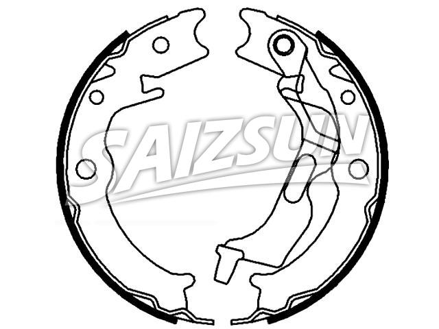 Brake Shoe Set:96496764