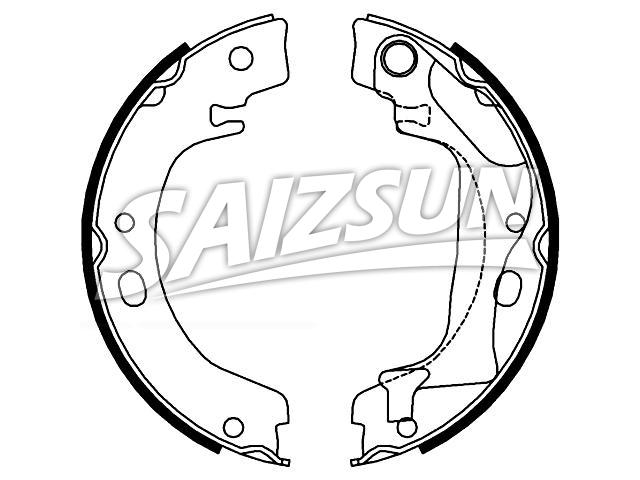 Brake Shoe Set:04495-02180