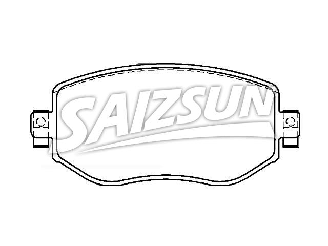 Brake Pad Set:41 06 034 07R