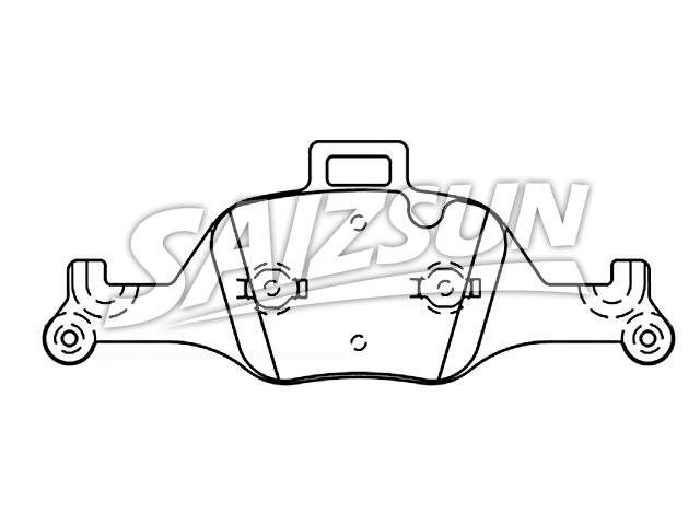Brake Pad Set:31 11 6 883 470