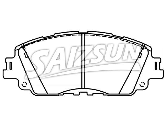 Brake Pad Set:04465-33480