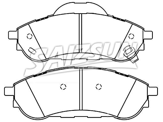 Brake Pad Set:EB3C-2M007-AA