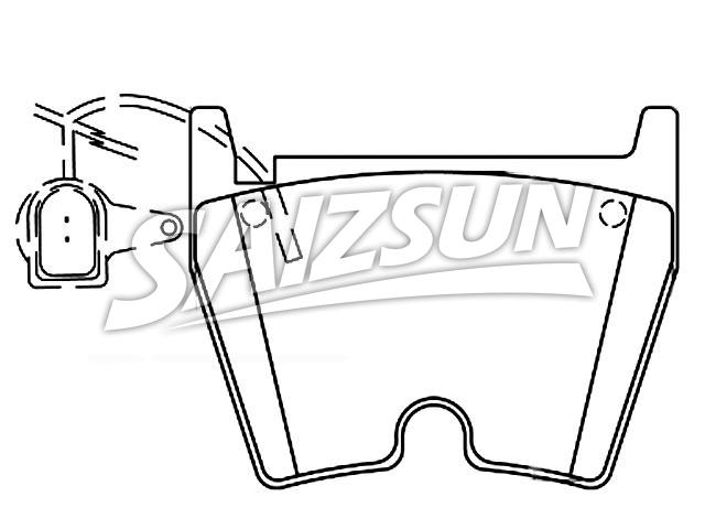 Brake Pad Set:8V0 698 151 L