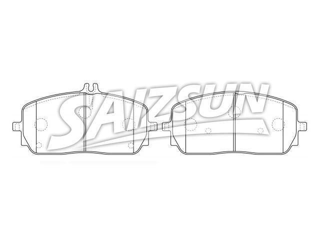 Brake Pad Set:000 420 72 00