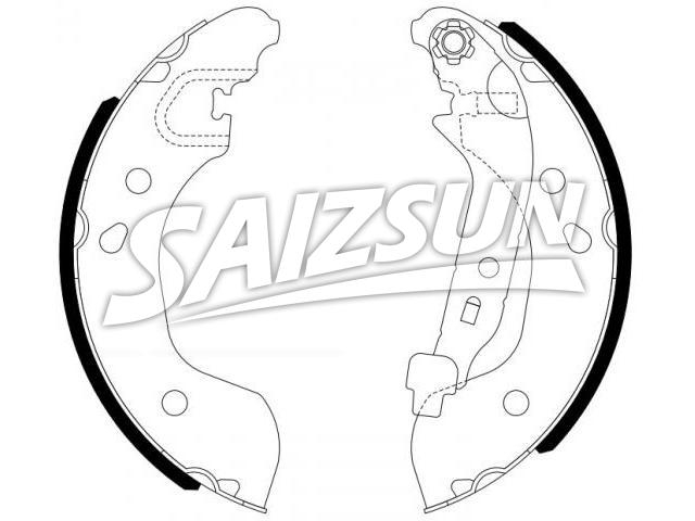 Brake Shoe Set:D4060-3HA0B