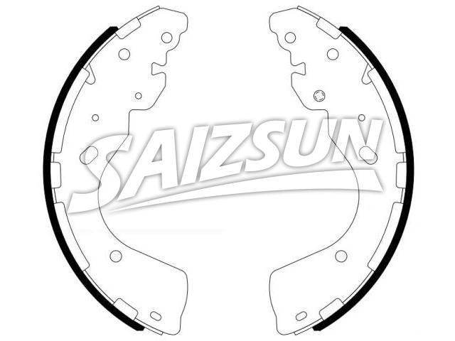 Brake Shoe Set:AB31-2200-BA