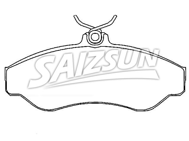 Brake Pad Set:93236571