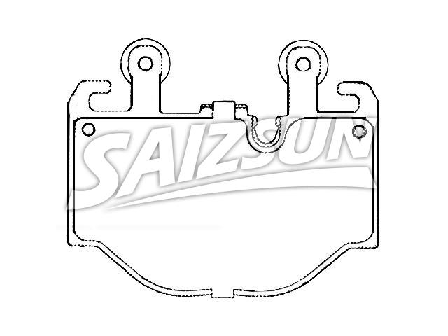 Brake Pad Set:34 11 6 880 625
