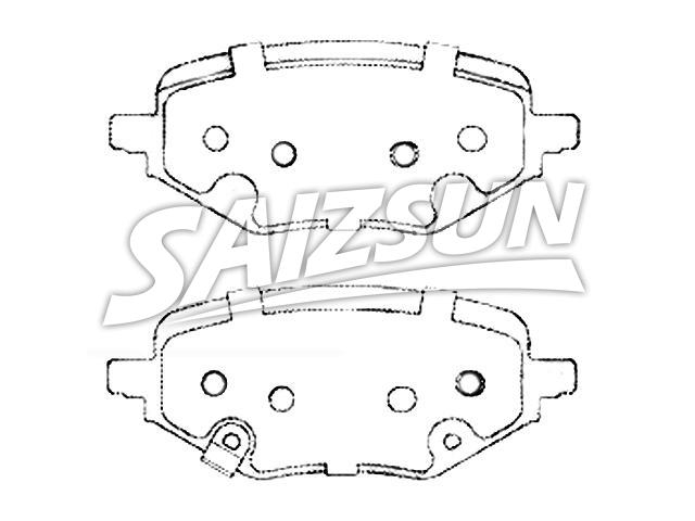 Brake Pad Set:10445528
