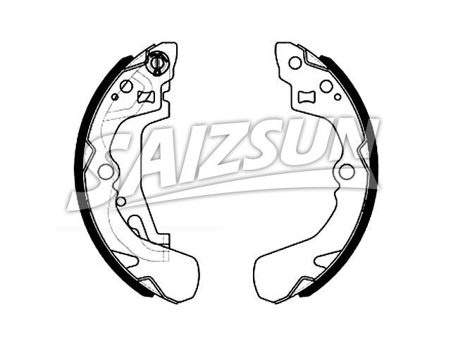 Brake Shoe Set:53241-75J00