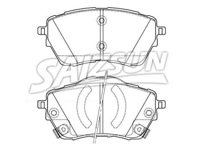 Brake Pad Set:3510001CACS030