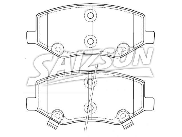 Brake Pad Set:3500310U2230F01