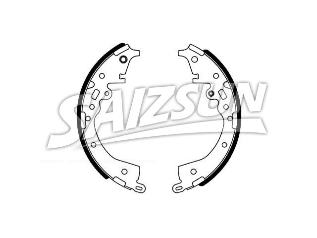 Brake Shoe Set:04495-0K130