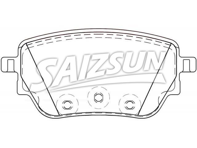 Brake Pad Set:000 420 75 00