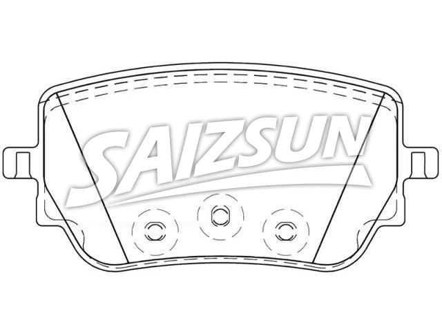 Brake Pad Set:000 420 76 00