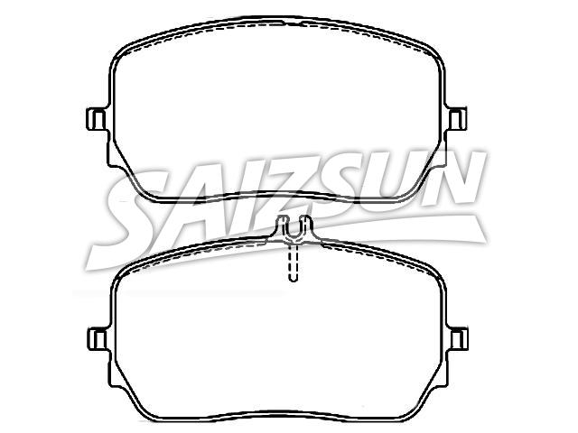 Brake Pad Set:000 420 78 02