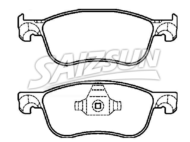 Brake Pad Set:2 272 732