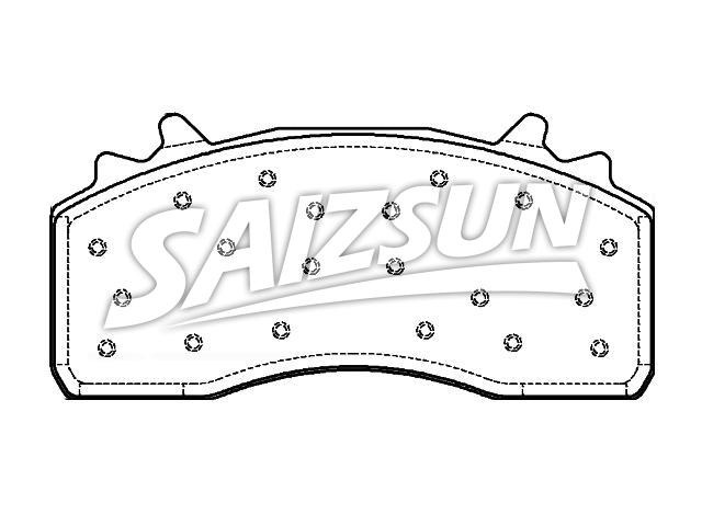 Brake Pad Set:008 420 64 20