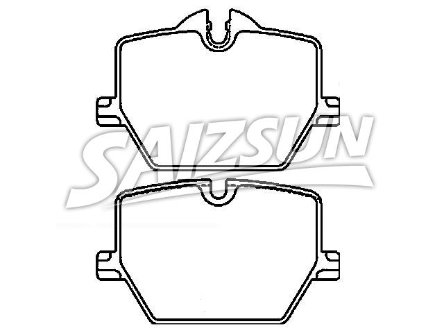 Brake Pad Set:34 20 6 888 835