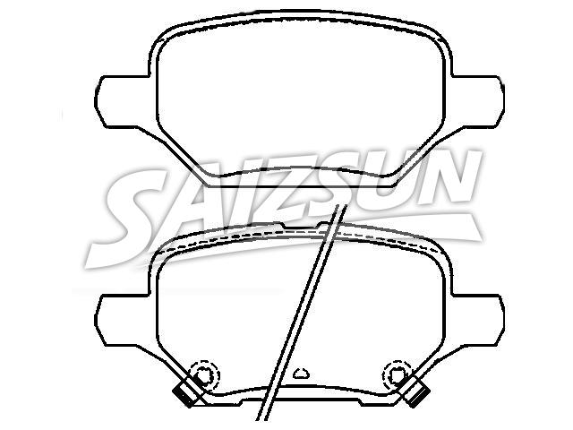 Brake Pad Set:42539412