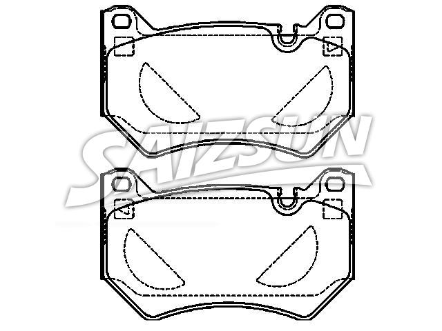 Brake Pad Set:80A 698 151 C