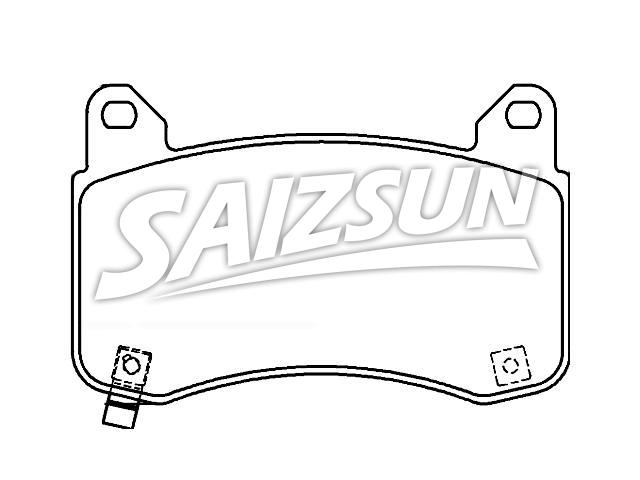 Brake Pad Set:800824-200-C