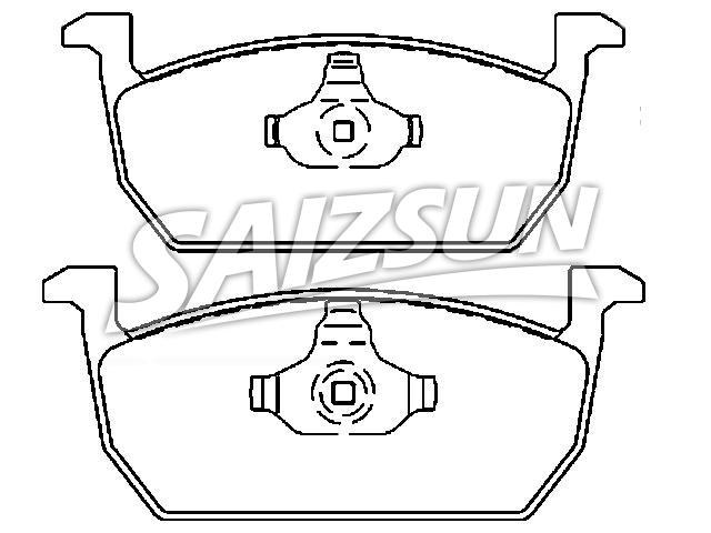 Brake Pad Set:2Q0 698 151 G
