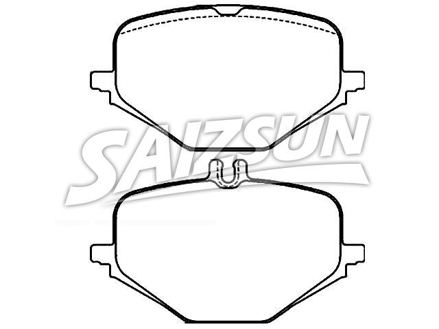 Brake Pad Set:000 420 52 02
