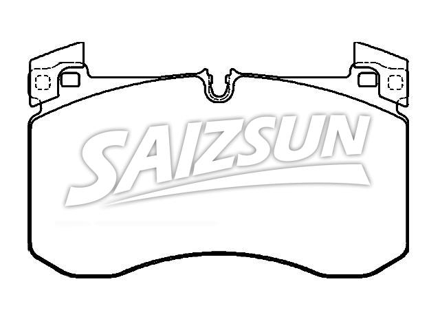 Brake Pad Set:000 420 50 02