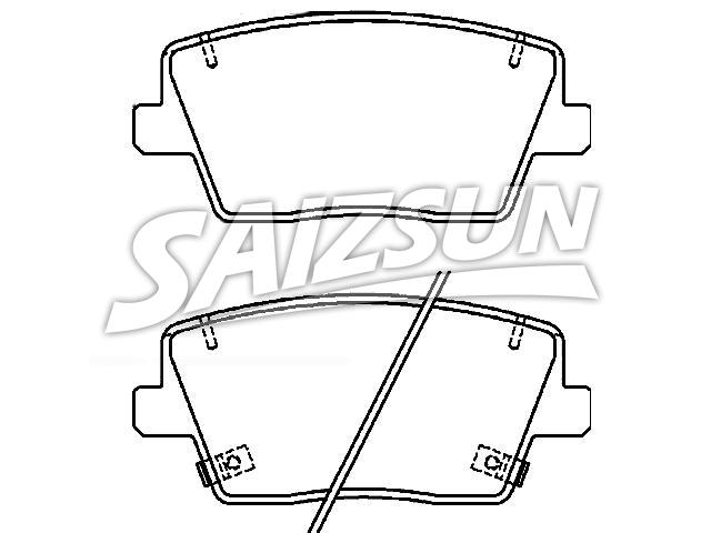 Brake Pad Set:58302-S0A30