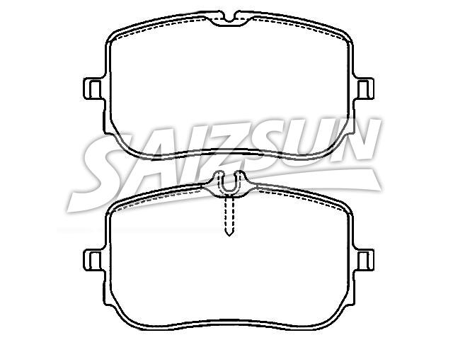 Brake Pad Set:000 420 53 03