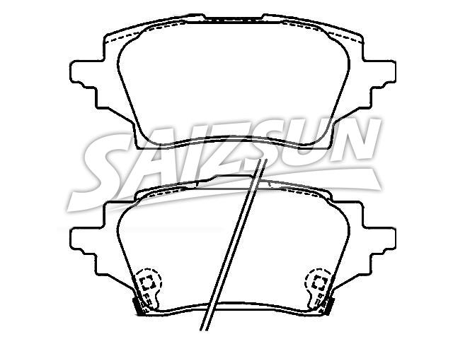 Brake Pad Set:04466-02400