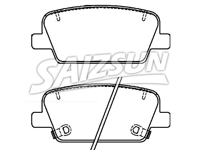 Brake Pad Set:58302-S1A50