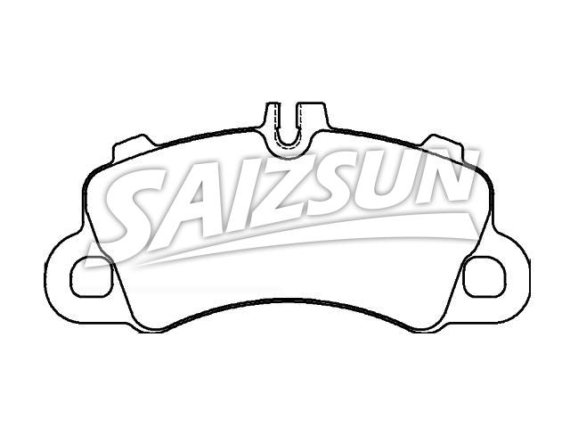 Brake Pad Set:95B 698 151 AQ