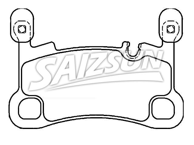 Brake Pad Set:9Y0 698 451 P
